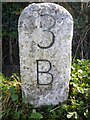 Old Milestone near Lower Kernick