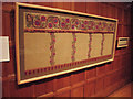 TQ3180 : Bradford altar frontlet in textiles exhibition, Two Temple Place by David Hawgood