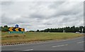 J0510 : The Ballymascanlon Roundabout viewed from the R173 by Eric Jones