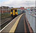 Cardiff Central train at Merthyr Tydfil railway station