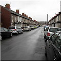 On-street parking, Halstead Street, Newport