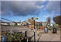 England Coast Path fingerpost at Cliffsend