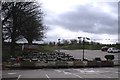 The bike park at Squires Cafe