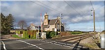 NU0937 : Level Crossing at Smeafield by Chris Morgan