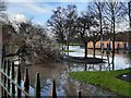 Flooding in Tredegar Park