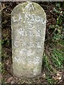 Old Milestone by the A388, north of Little Comfort