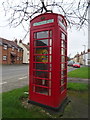 K6 telephone box on Front Street, Burton Fleming