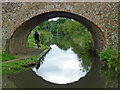 Canal north of Curdworth in Warwickshire