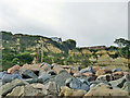 Houses close to the brink, Fairlight Cove