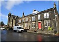 Former Coatdyke Parish Church and houses on Muiryhall Street East