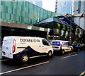 Molson Coors Technical Services van, Corn Street, Newport