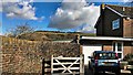 House on Poynings Road - with Newtimber Hill beyond