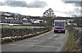 The number 190 bus leaving Smalldale