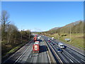 M62 westbound near Birkenshaw