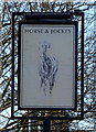 Sign for the Horse & Jockey, Birstall