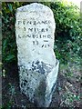 Old Milestone by the A30, south of Crowlas