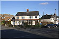 Houses at the junction of Larch Way and Brockwell Lane