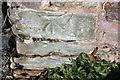 Benchmark on wall at entrance to 27A Ashgate Road