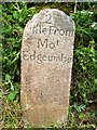 Old Milestone by the B3247, near Maker Heights