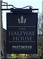 Sign for the Halfway House, Morley