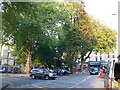 Alma Road near its junction with Whiteladies Road