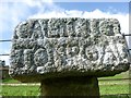 Old Guide Stone in grounds of Trebartha Hall