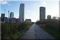 The Greenway towards the A118 High Street