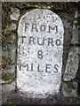 Old Milestone by Old Falmouth Road, north of Penryn