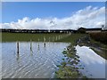 Flooded track