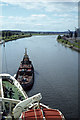 Being towed down the Clyde