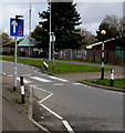 Zebra crossing, Crickhowell Road, St Mellons, Cardiff