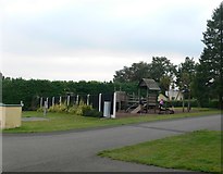 O1903 : Play area at Roundwood Caravan Park by Eirian Evans