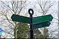 Fingerpost at Cyprus DLR Station