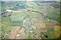 Aerial view - market gardening at Botloe