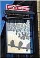 Sign for the Three Pigeons, Halifax