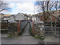 Footbridge from Dyfodwg Street to  River Terrace, Treorchy