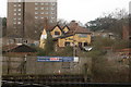 View of the former The Ferry Boat pub on King Street from Novi Sad Friendship Bridge