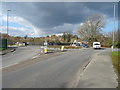 Roundabout on Colne Bridge Road (B6118)