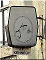 Sign for the John F Kennedy, Dewsbury #1