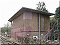 Signal box at Finchley Central tube station