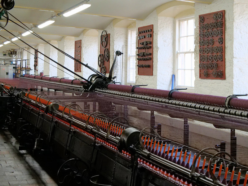 New Lanark, Textiles Room in Mill No 3 © David Dixon :: Geograph ...