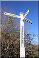 Signpost at Pottlelake.