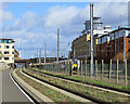 Cycle path, busway and railway