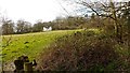 View west from footpath towards Riflemans Cottage, Warninglid