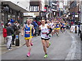 Part of Shrewsbury town centre on race day