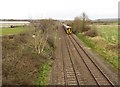 Taunton train heads south