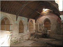 W7898 : Litter Parish Church, wrecked interior by Jonathan Thacker