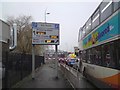 SJ9091 : Approaching Portwood Roundabout by Gerald England