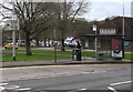 Community Hall and Willowbrook Lab Units direction sign, Willowbrook Drive, Cardiff