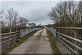 TQ4957 : Morants Court access bridge by Ian Capper
